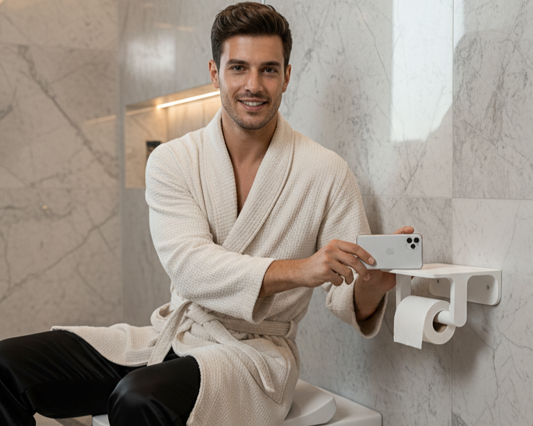 Suporte de Papel Higiênico Blanc Concept